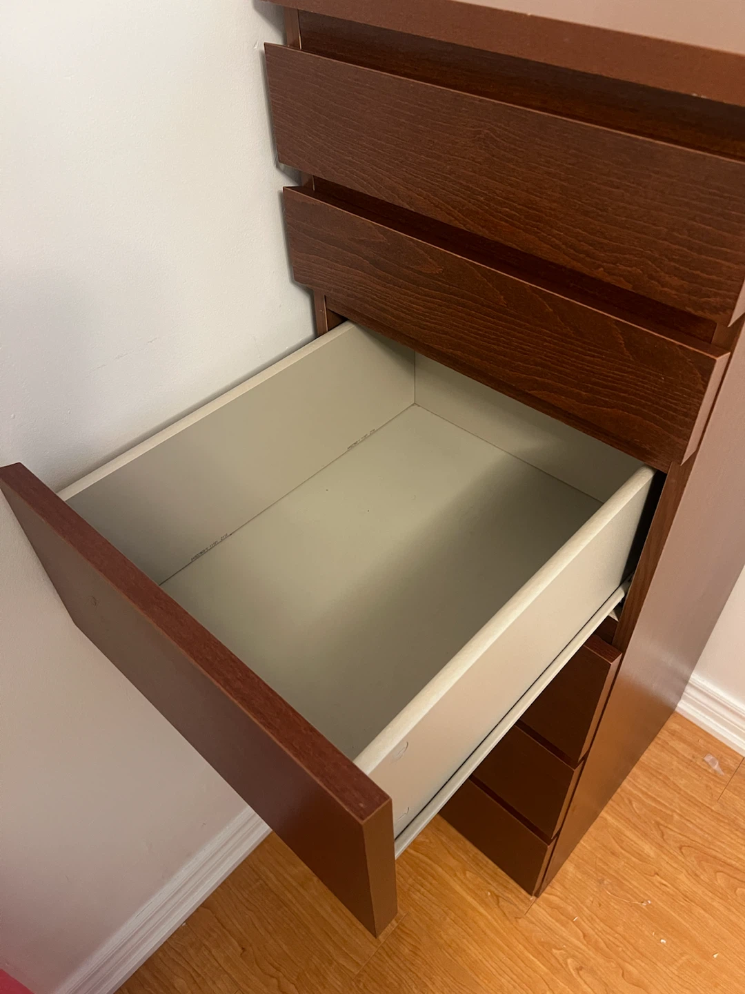 Wooden 6-Drawer Dresser with Flip-Open Mirror / Vanity - photo 4