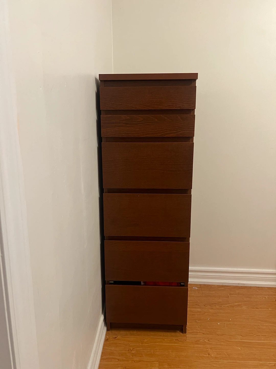 Wooden 6-Drawer Dresser with Flip-Open Mirror / Vanity - photo 5