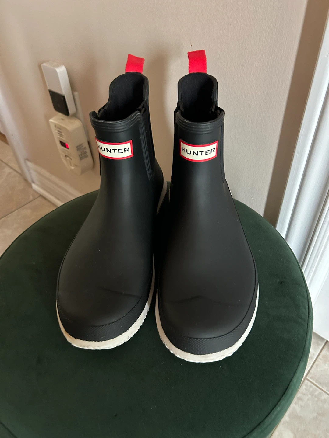 Hunter Chelsea Boots Black