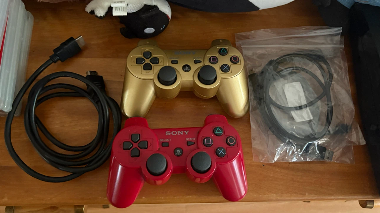 Sony PlayStation 3 Console with Controllers and Games - photo 4
