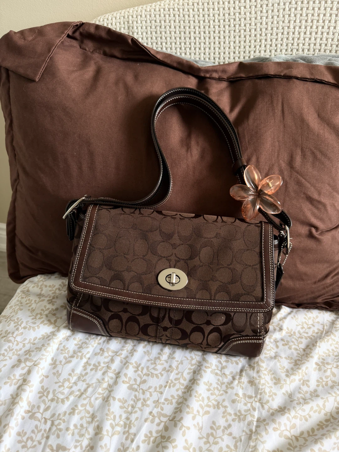 Vintage Coach chocobrown hampton