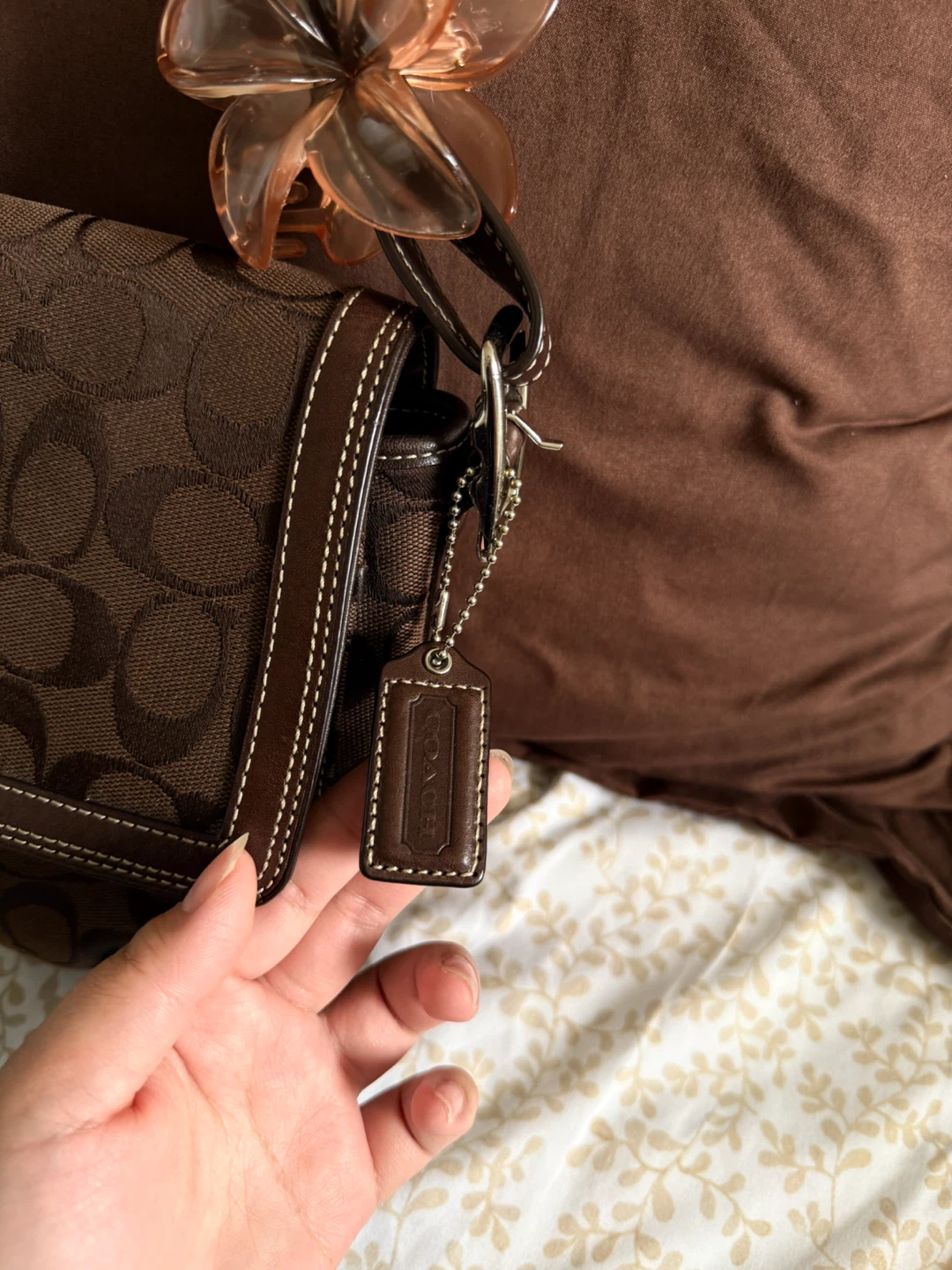 Vintage Coach chocobrown hampton - photo 2