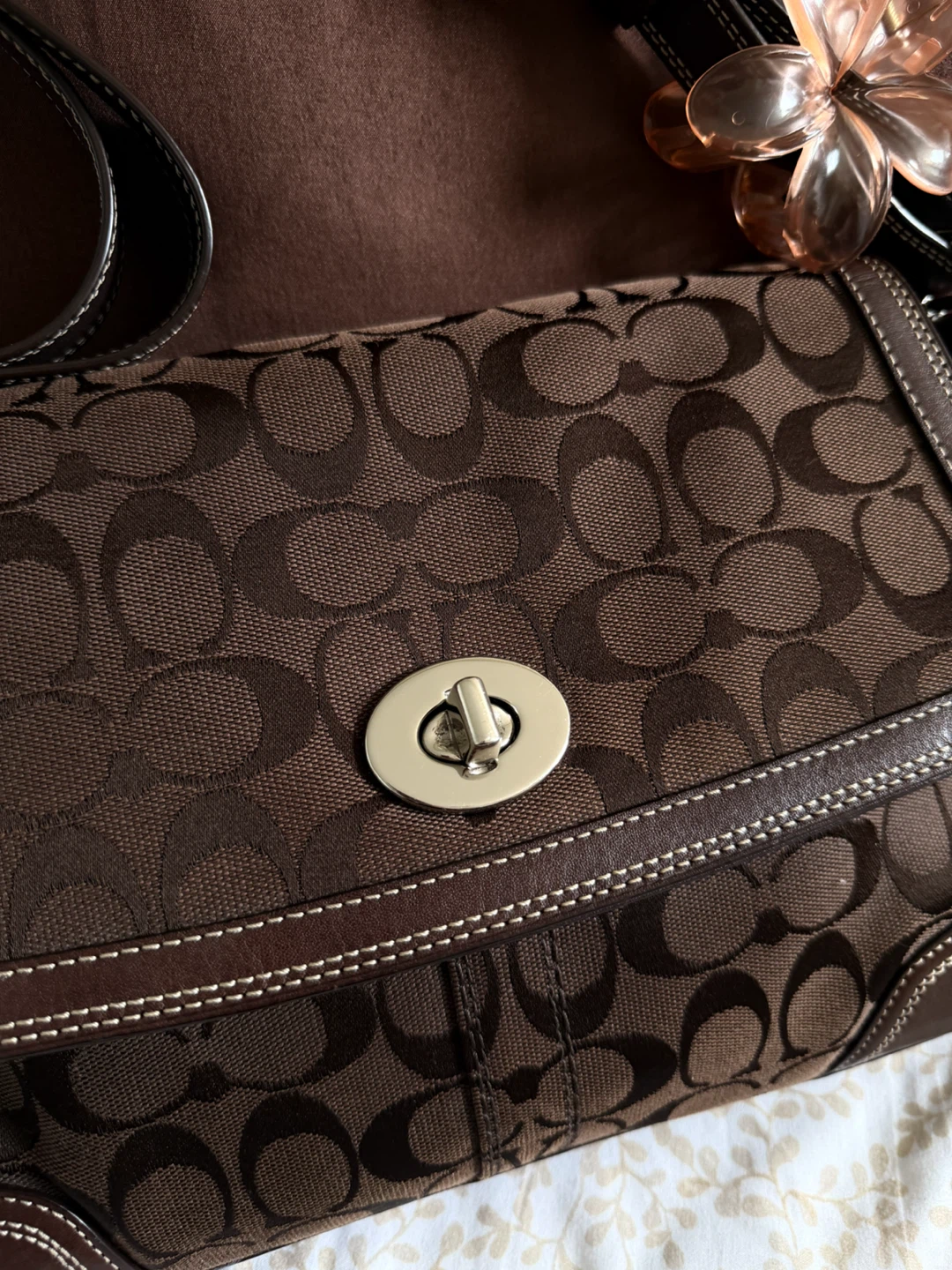 Vintage Coach chocobrown hampton - photo 5
