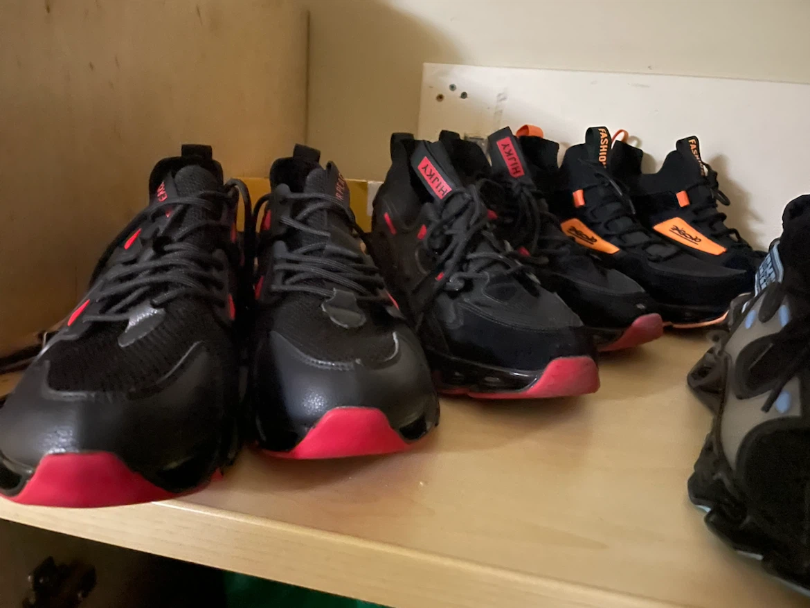 Running shoes galore
