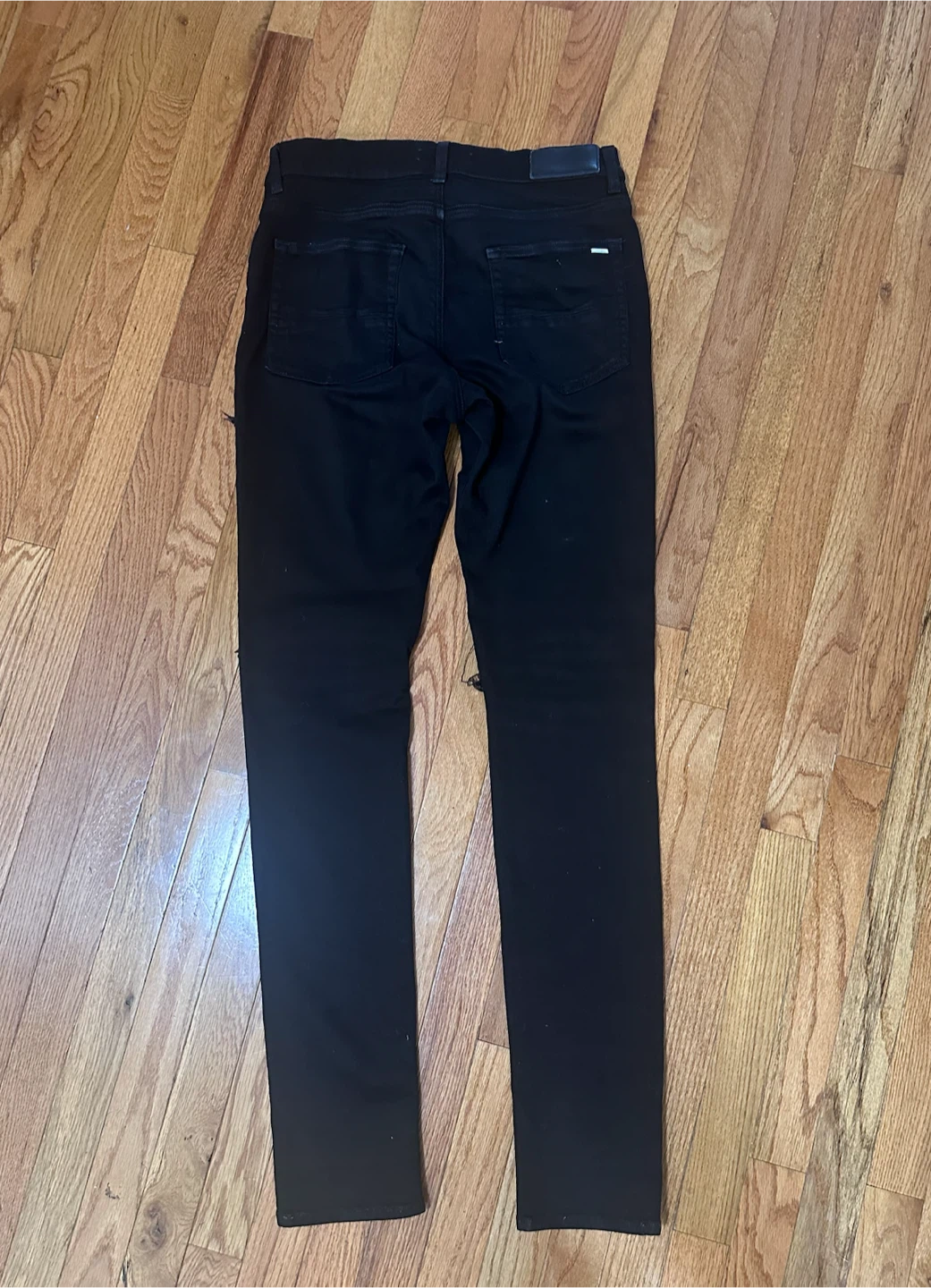 AMIRI Distressed Black Jeans - photo 2