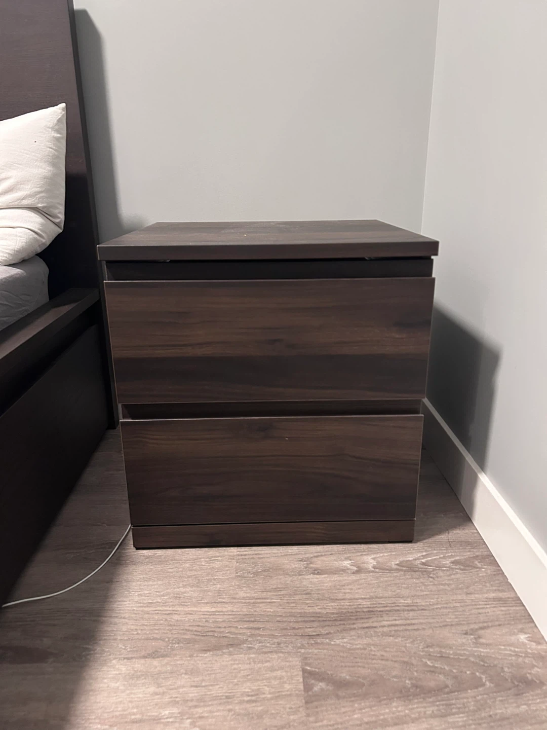 IKEA Storklinta 2-Drawer Chest Dark Brown 2 Count - photo 2