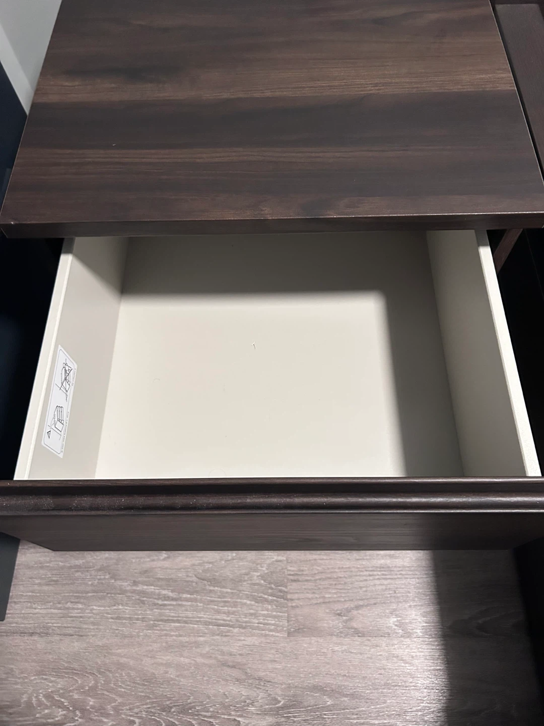 IKEA Storklinta 2-Drawer Chest Dark Brown 2 Count - photo 3