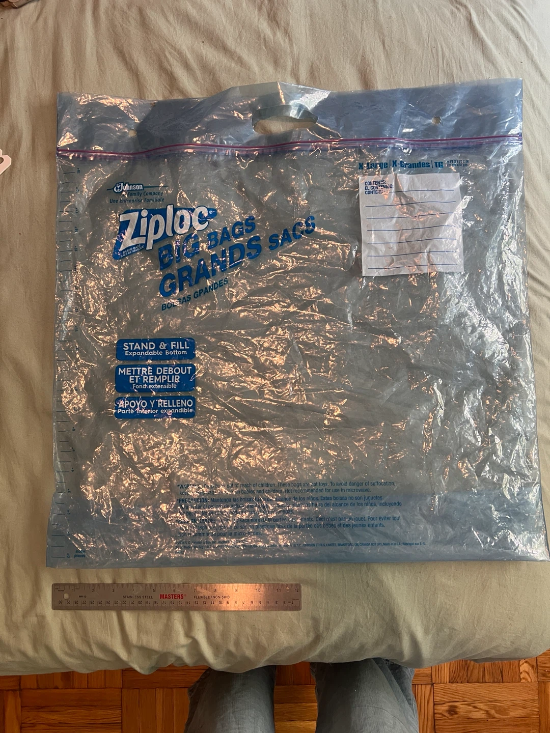 X-Large Ziploc Big Bags /Storage Bags