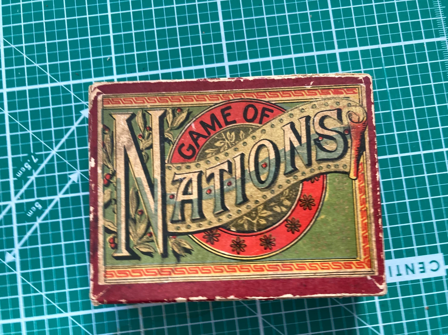 Vintage Game Nations Card Game