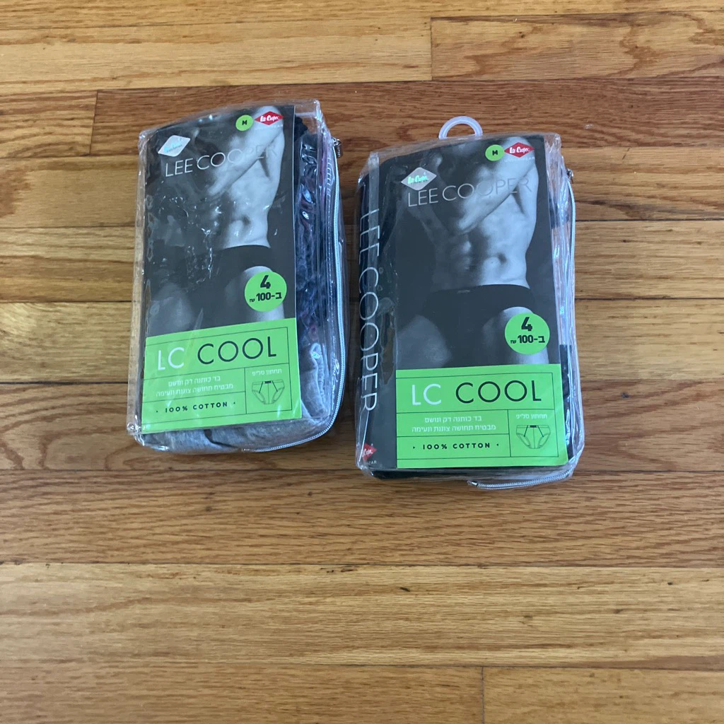 Lee Cooper Men's Briefs Size Medium 4-Pack