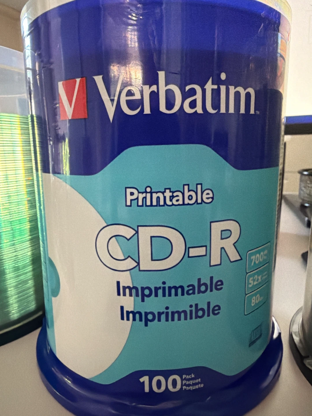 Verbatim Printable CD-R 100 Pack