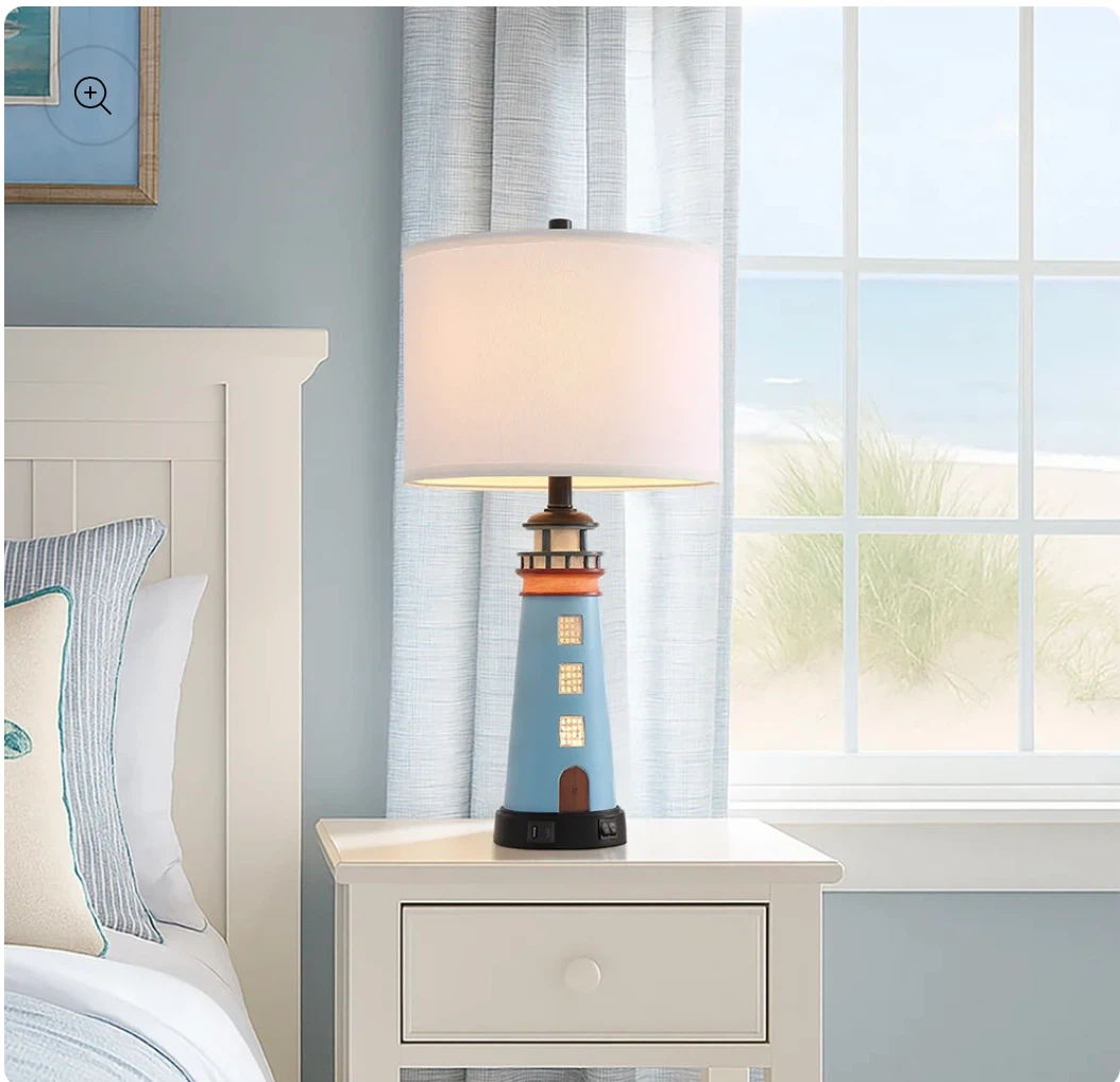 Set of 2 Lighthouse Table Lamps - photo 2