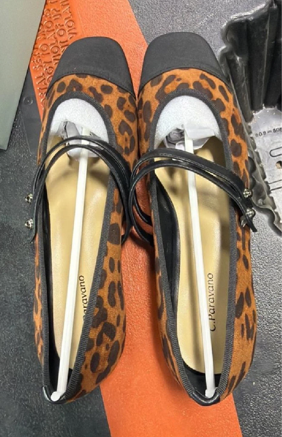 C.Paravano Leopard Print Mary Janes - photo 2