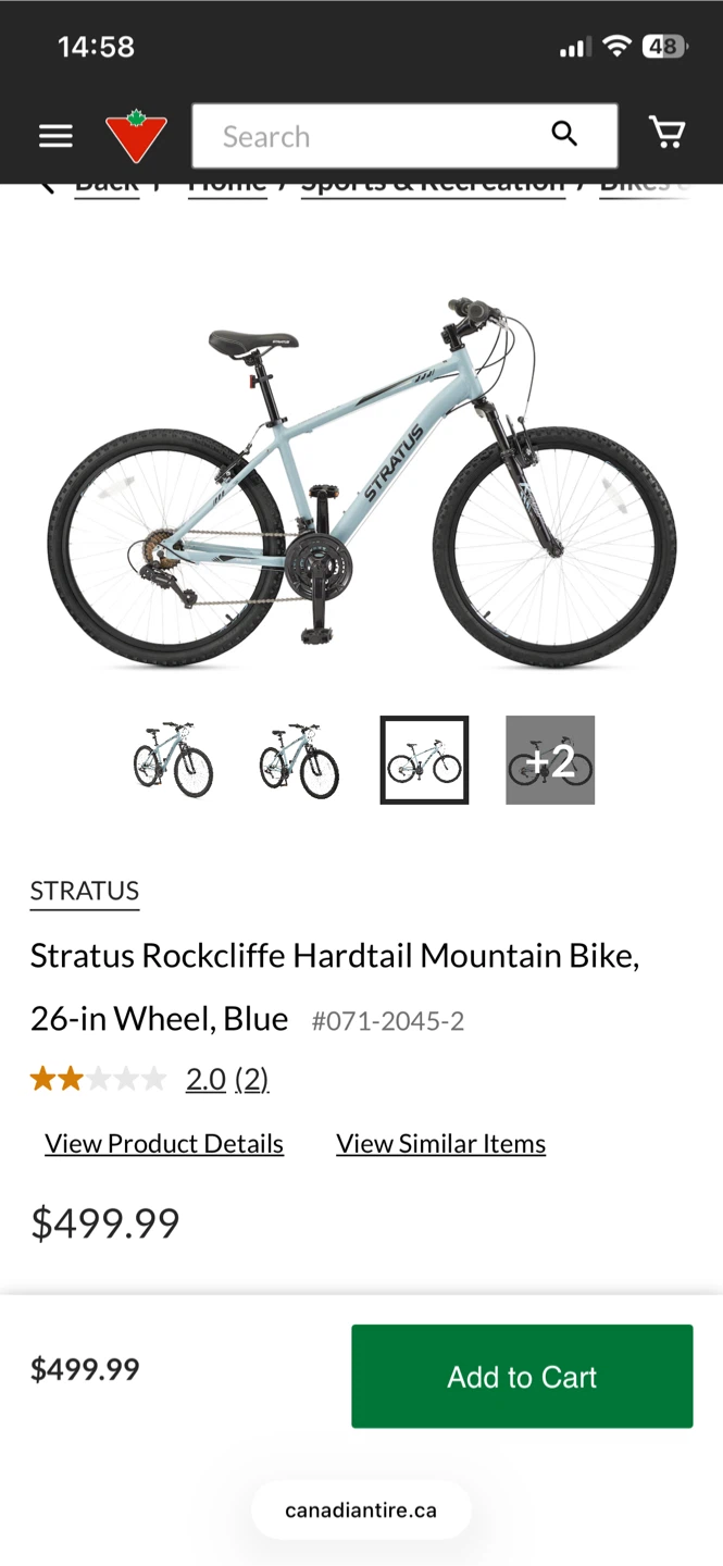 Stratus Rockcliffe Hardtail Mountain Bike - photo 2
