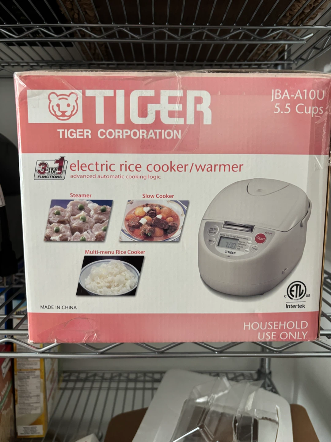 Tiger 5.5 Cup Electric Rice Cooker and Warmer JBA-A10U - photo 2