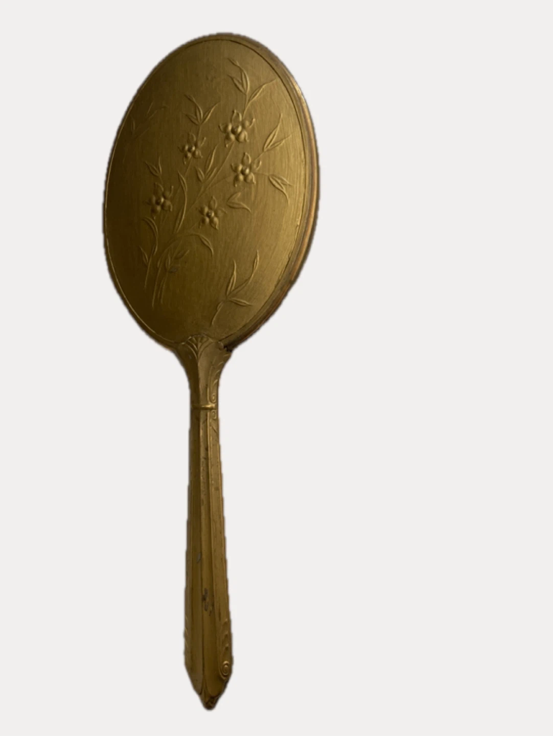Vintage Gold Hand Mirror - photo 2