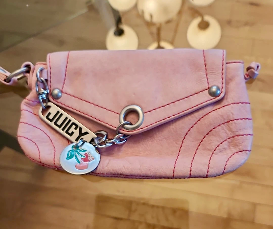 Juicy Couture Pink Leather Mini Bag