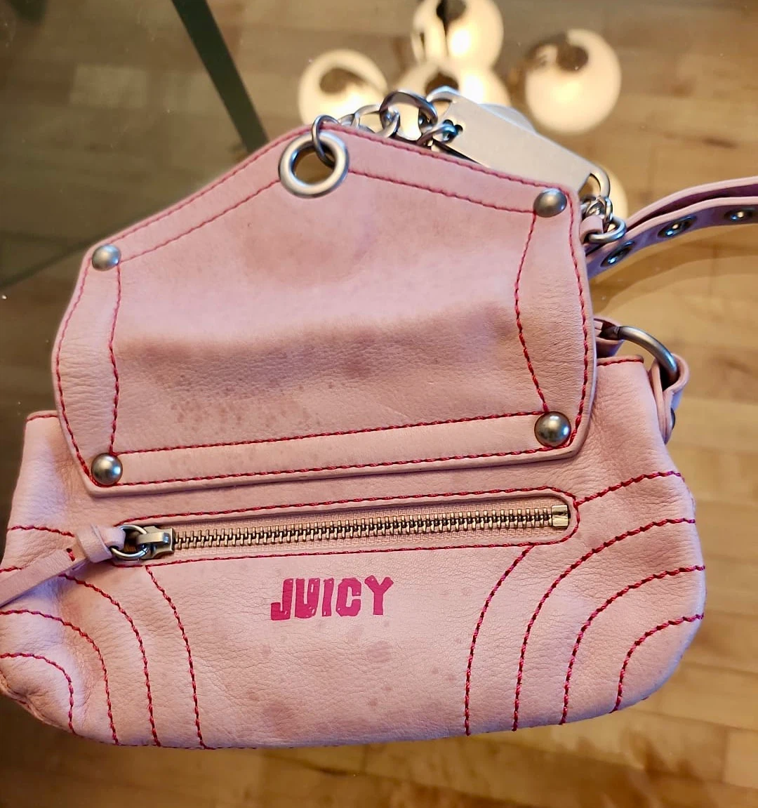Juicy Couture Pink Leather Mini Bag - photo 2