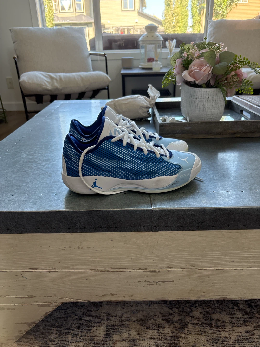 Jordan Luka 1 Basketball Shoes Blue - photo 2
