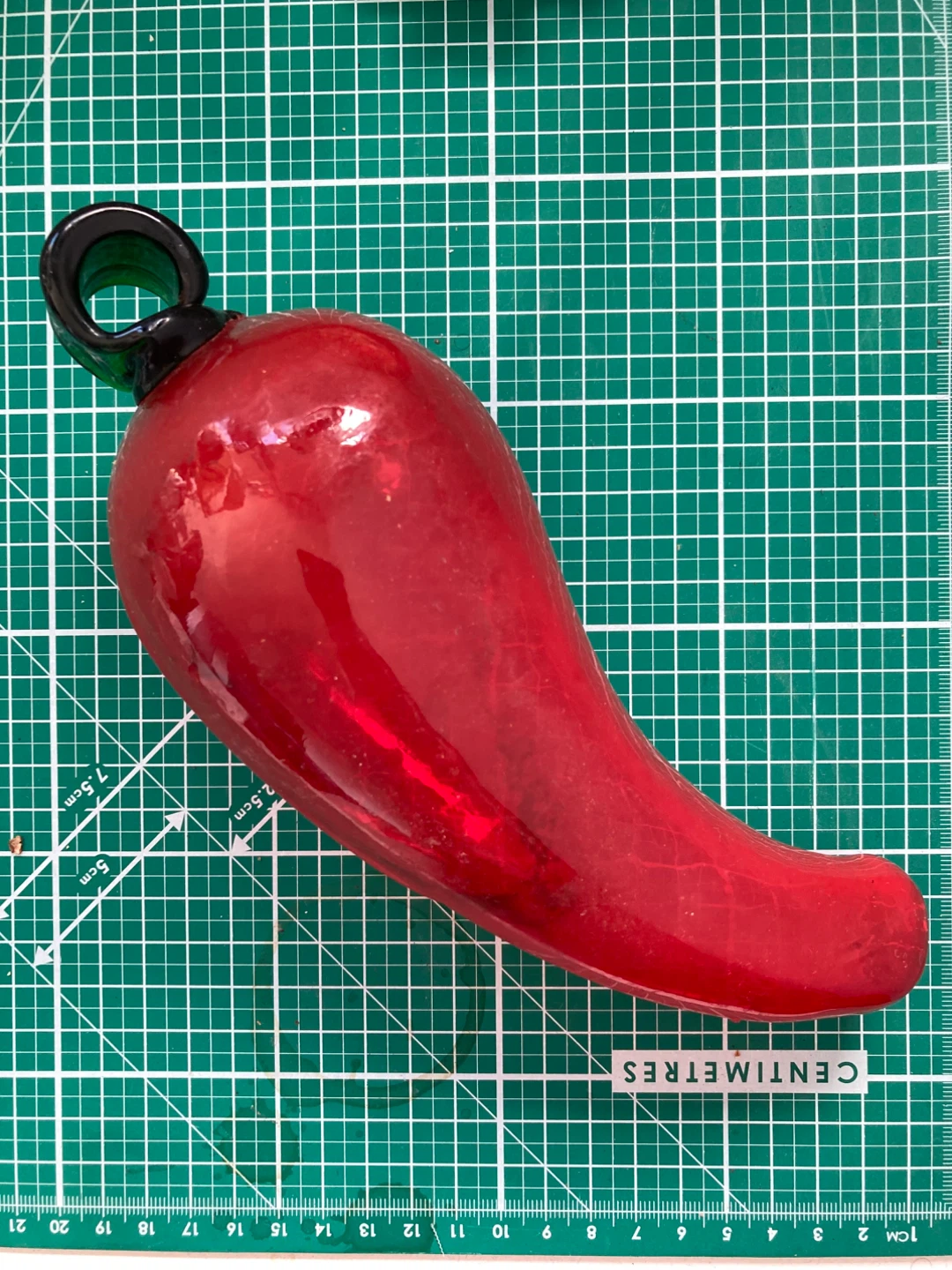 Chili Pepper Ornament Glass - photo 2