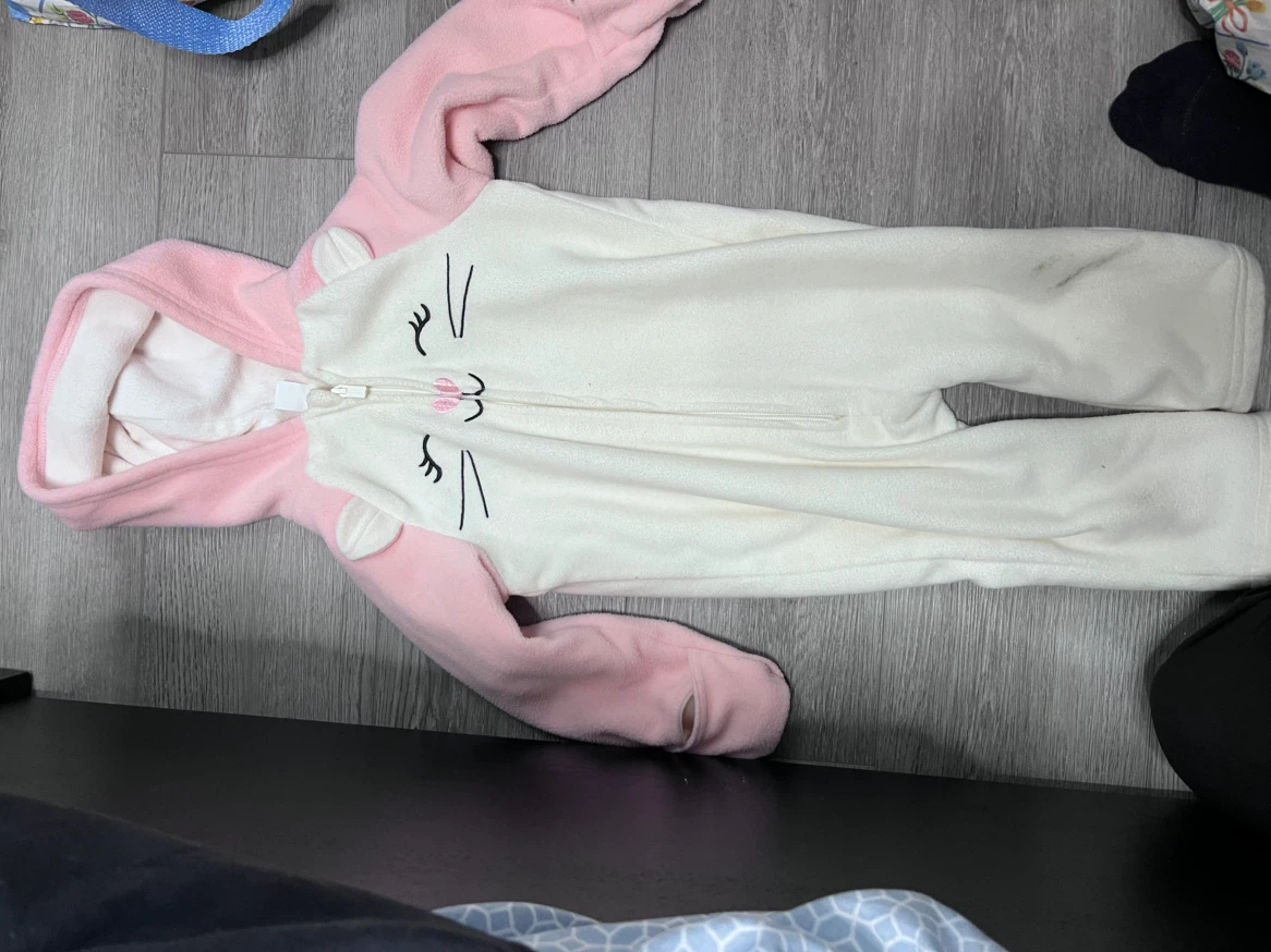 Old Navy Fleece Cat Onesie