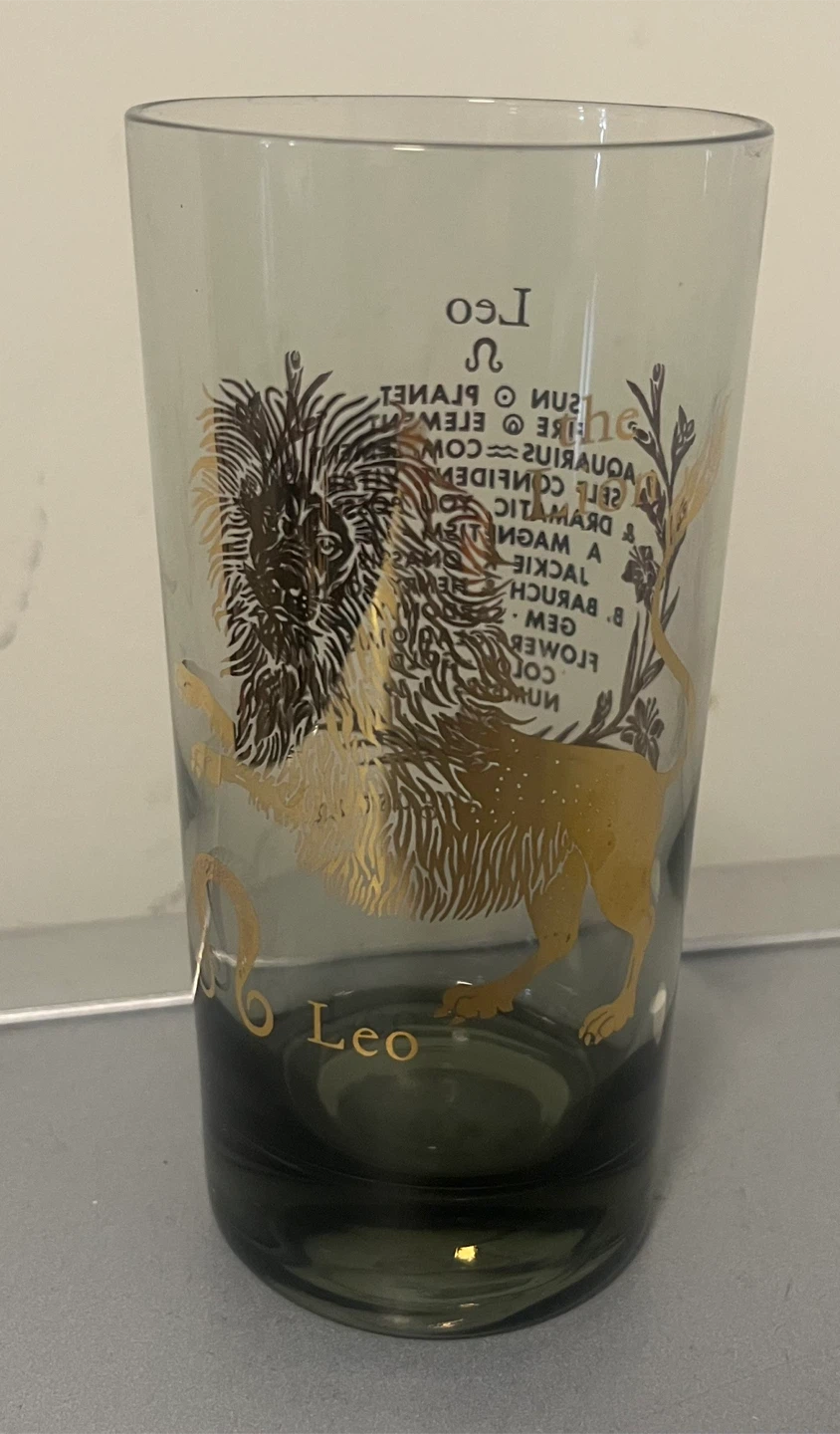 Vintage Zodiac Drinking Glasses, Set of 12 - photo 2