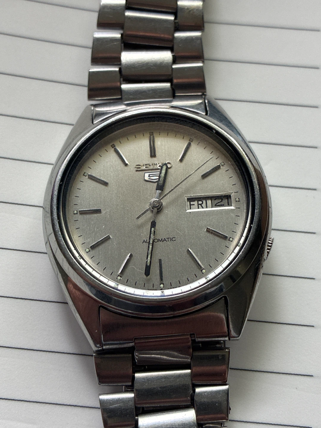 beautiful vintage Seiko 5 Automatic Watch