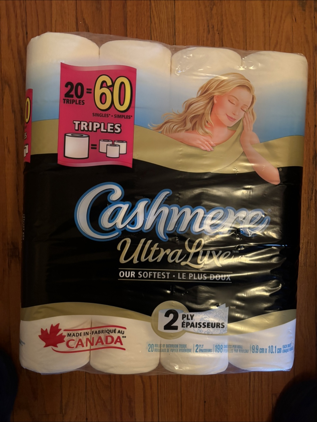 Cashmere Ultra Luxe Bathroom Tissue 20 Triples