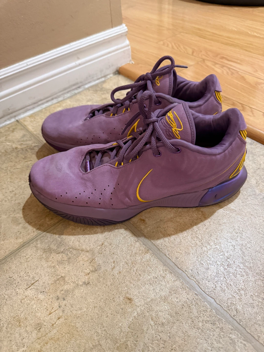 Nike LeBron Witness 8 Purple basketball Shoes Size 13 🏈
