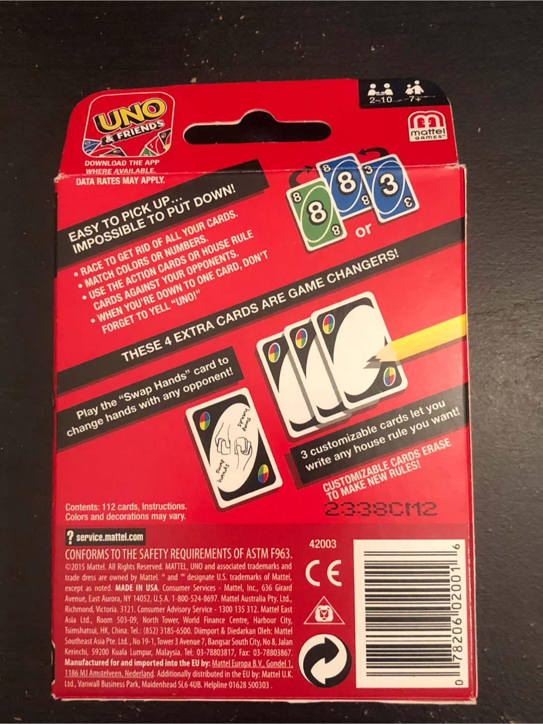 Mattel UNO Card Game🏈 - photo 2