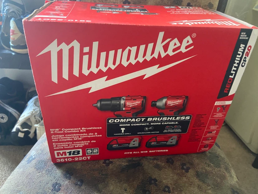 Milwaukee M18 Compact Brushless 2-Tool Combo Kit 3610-22CT