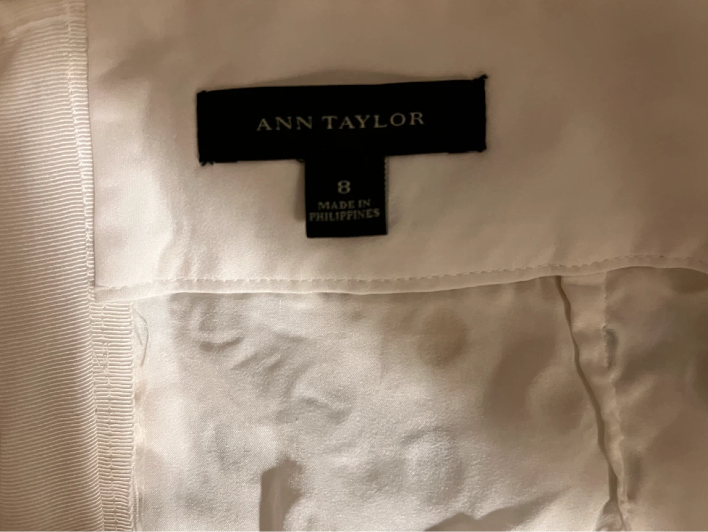 NEW Ann Taylor White Eyelet Skirt - photo 3
