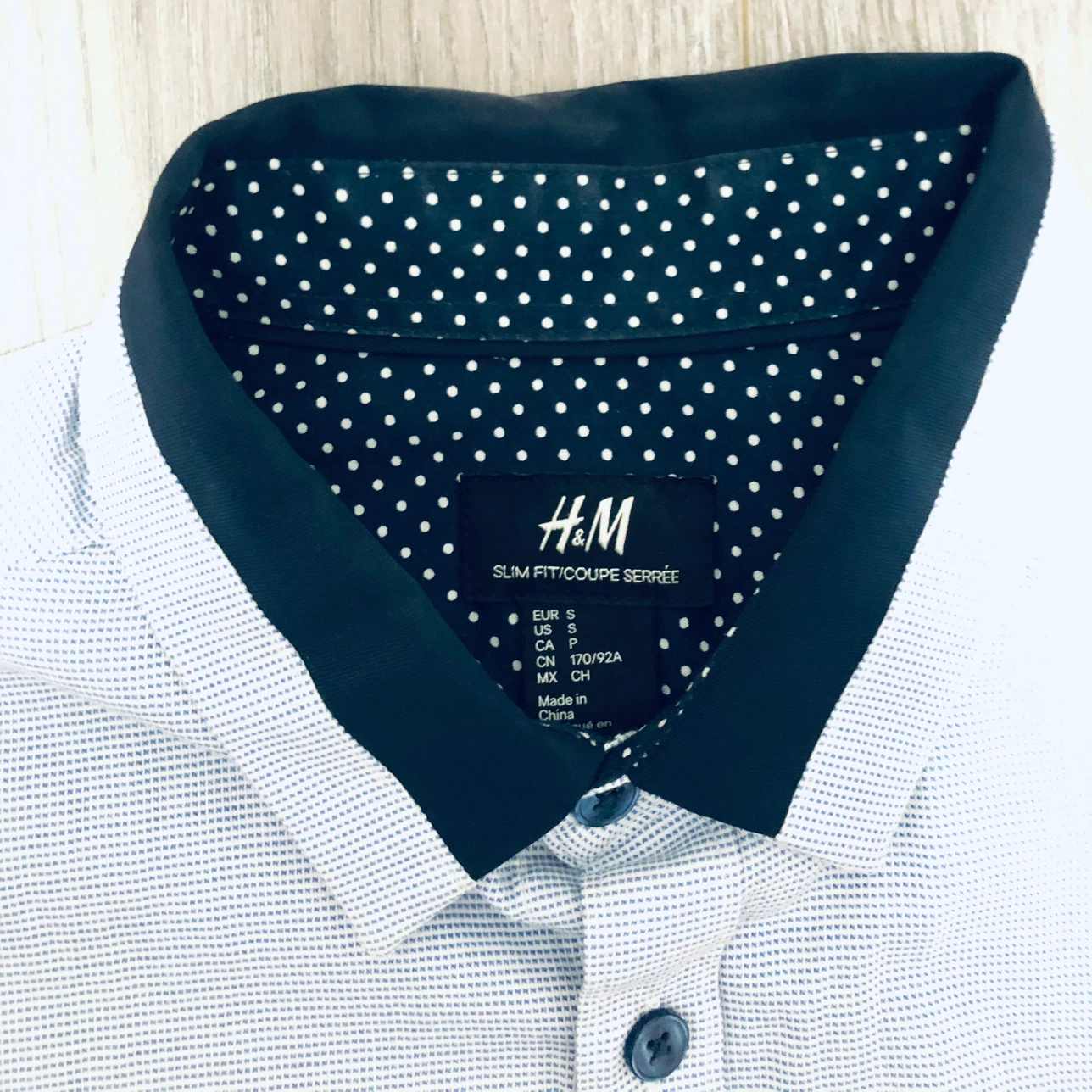 H&M Slim Fit Long Sleeve Shirt 🏈 - photo 2