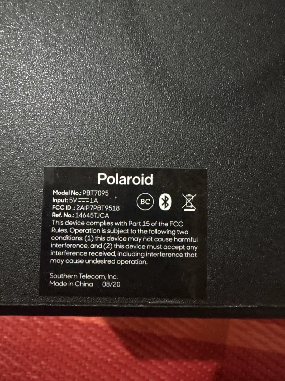 Polaroid PBT7095 Karaoke Speaker - photo 4