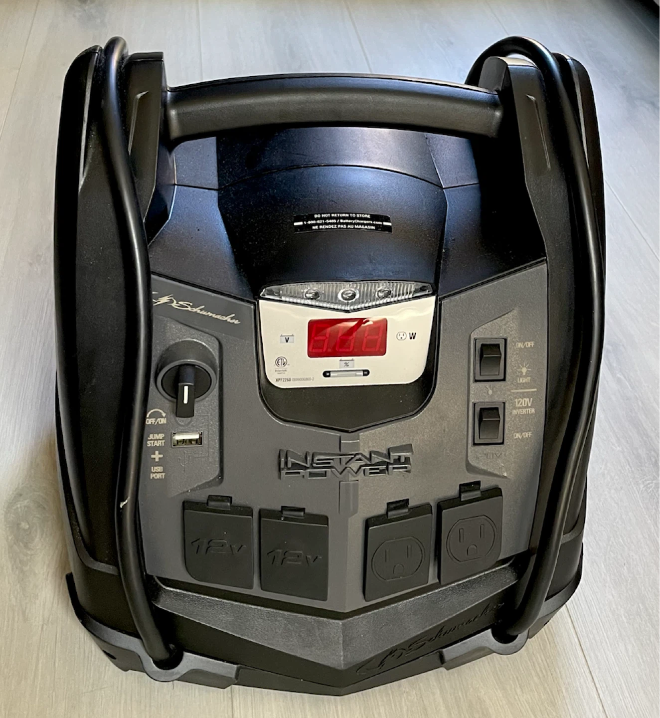 Schumacher XPF2260 6-in-1 Jump Starter + Air Compressor 🏈