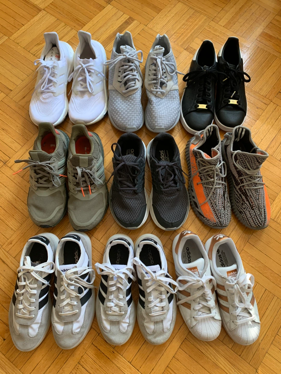 Assorted Adidas Shoes