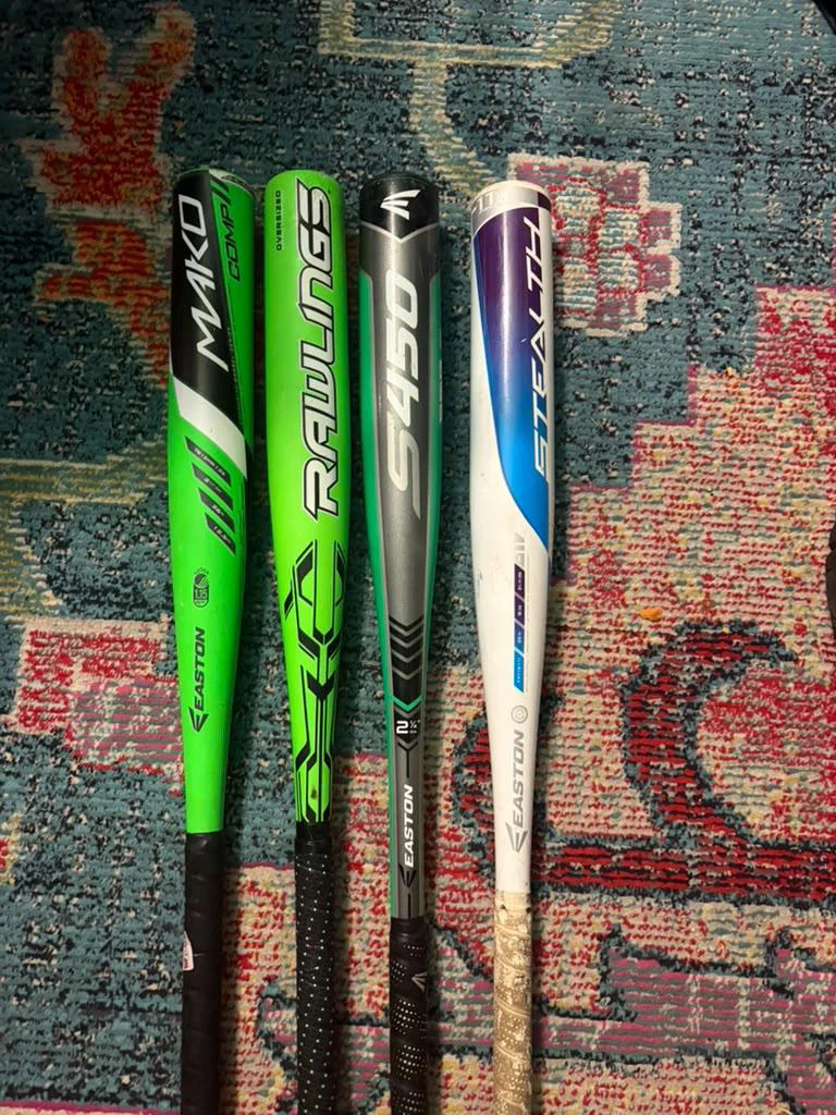 Set of 4 Easton and Rawlings Baseball Bats - photo 4