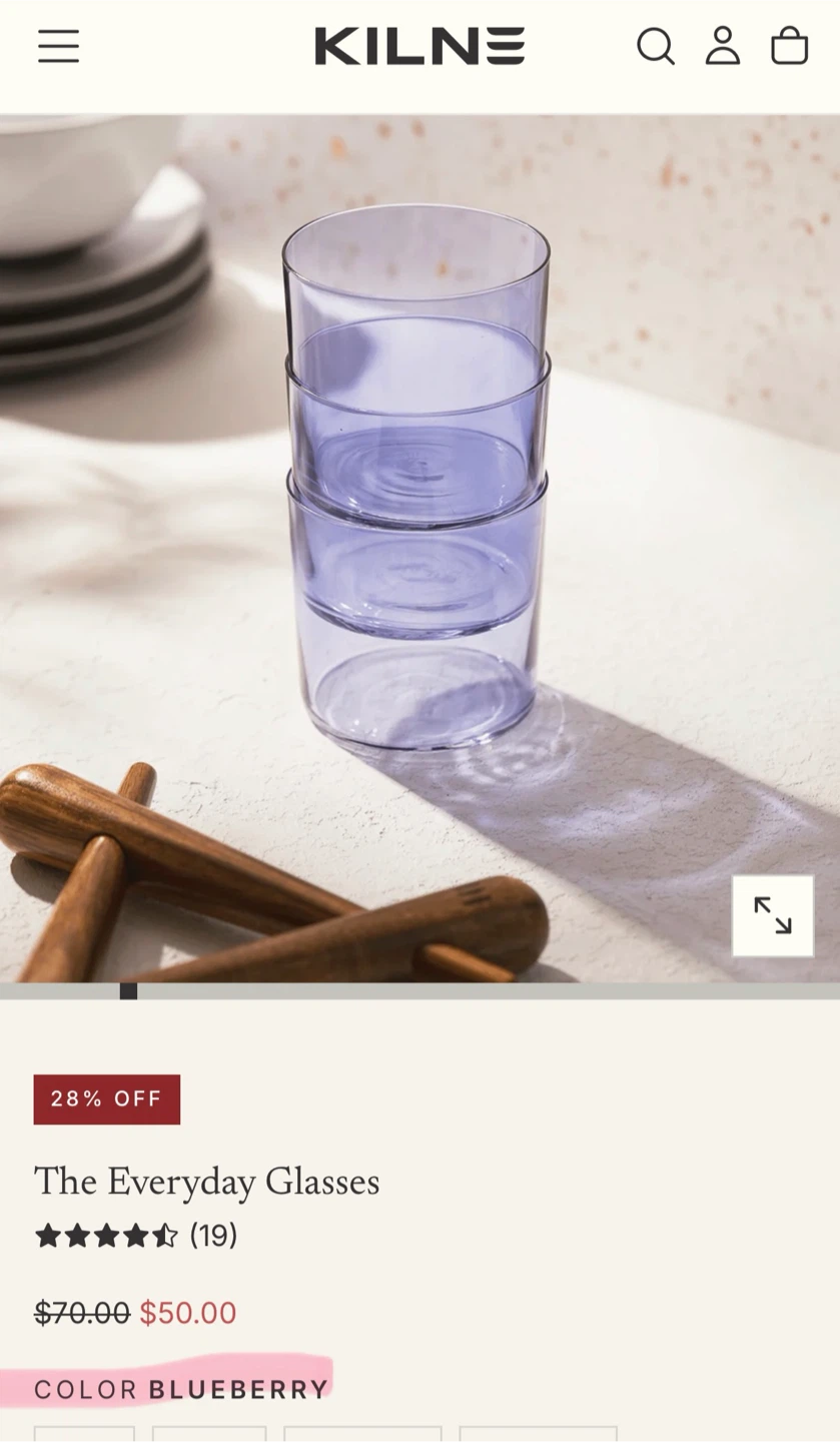 Kilne The Everyday Glasses - Blueberry