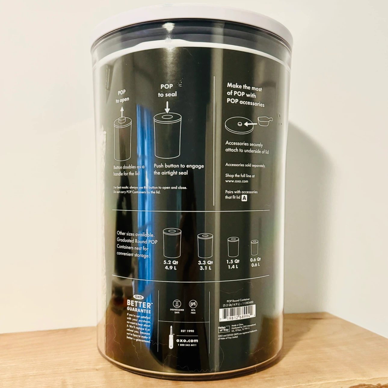 OXO Good Grips 5.2 Qt POP Container - Brand New 🏈 - photo 2