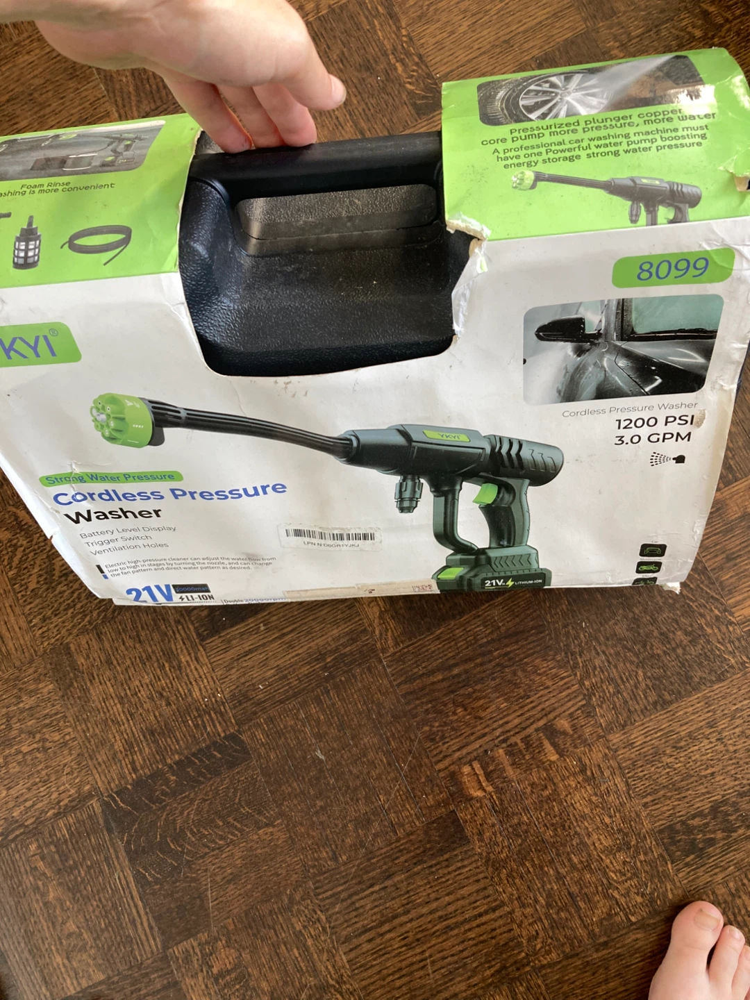 YKYI 21V Cordless Pressure Washer - photo 3