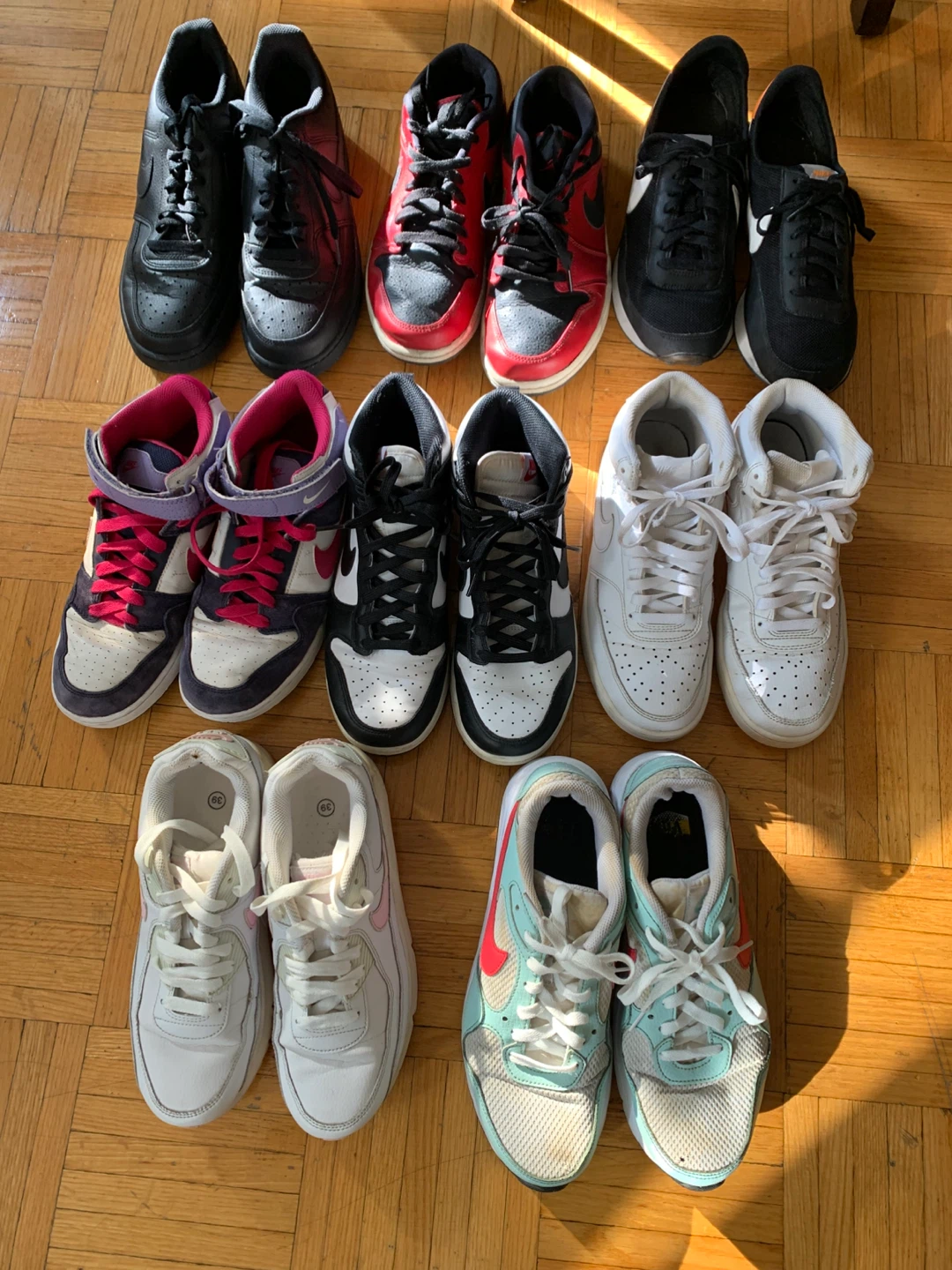 Assorted Nike Sneakers