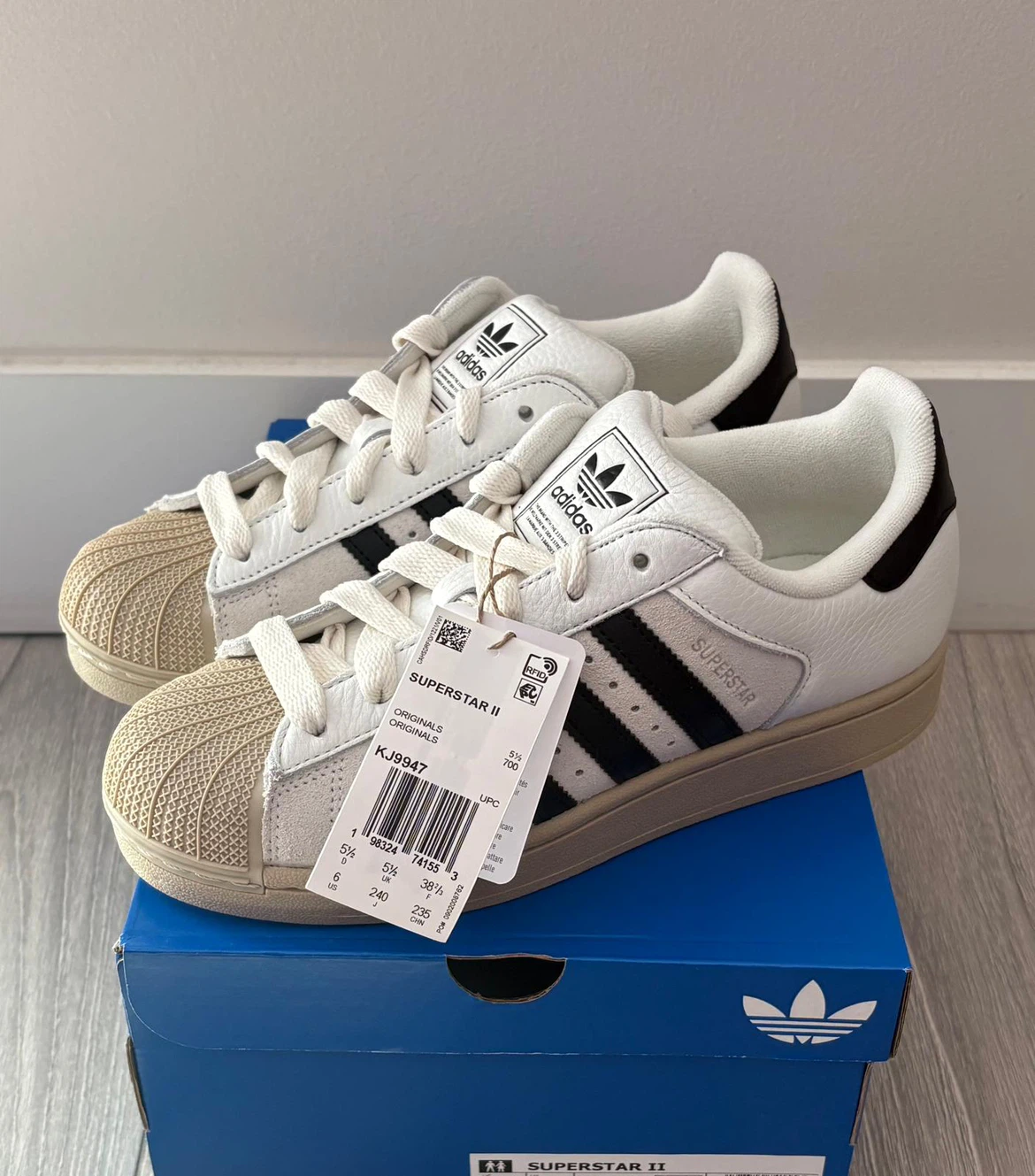 Adidas Superstar II Sneakers White/Black 🏈