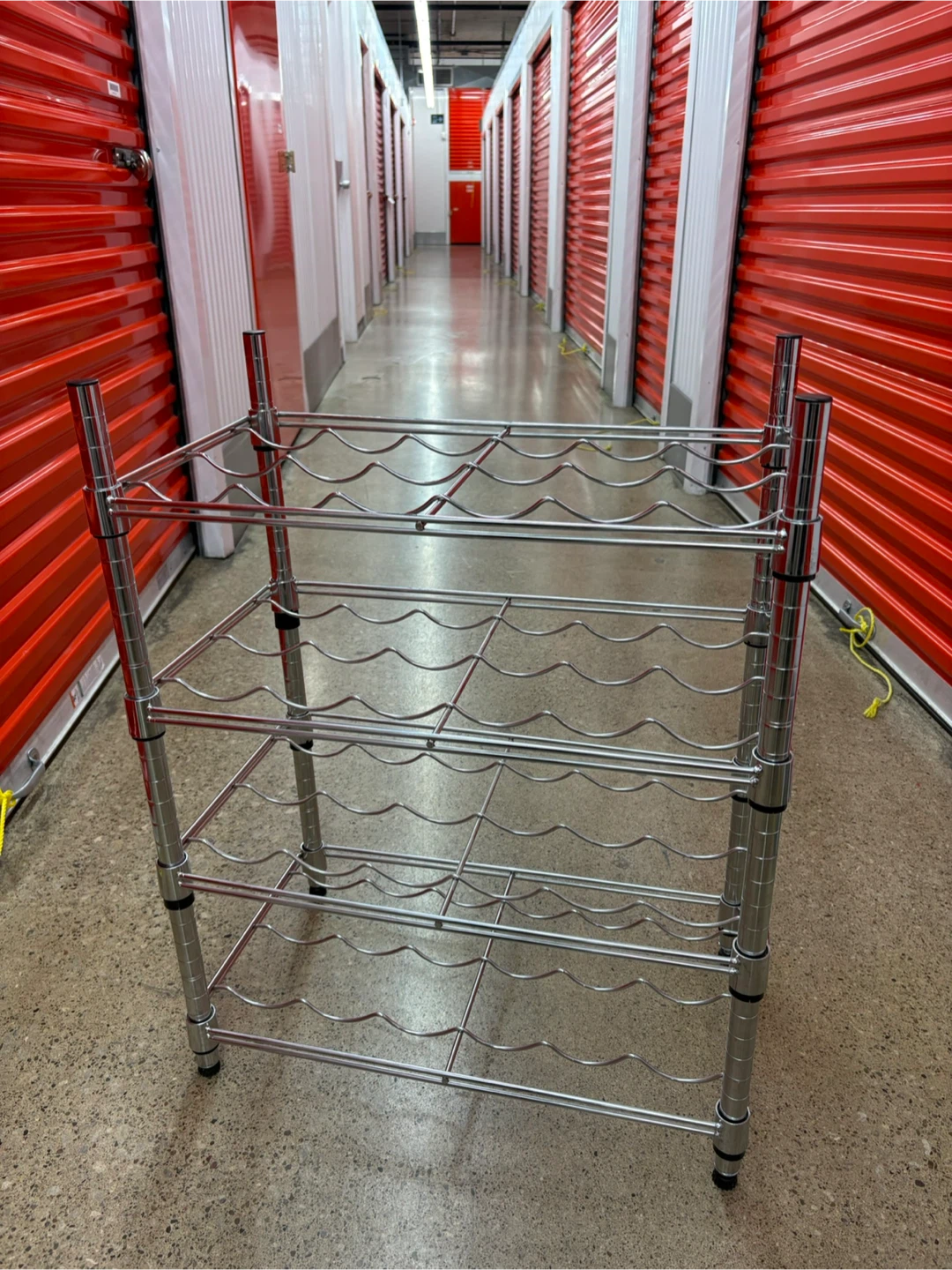 Chrome Wire Wine Rack
