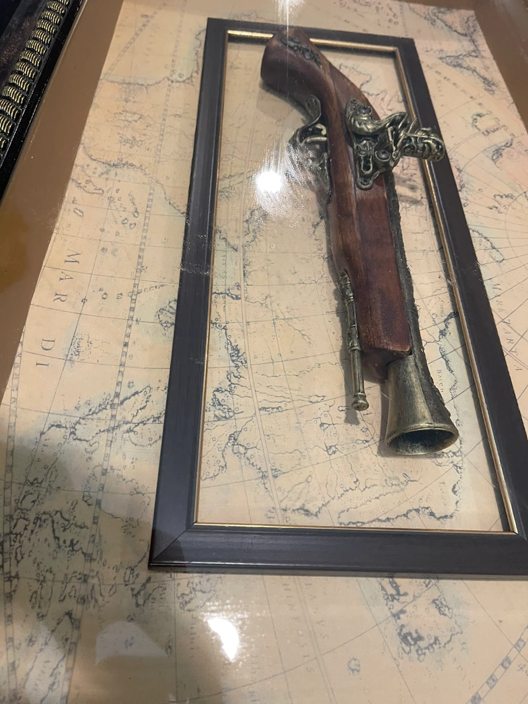 Decorative Antique Style Pistol Wall Art - photo 2
