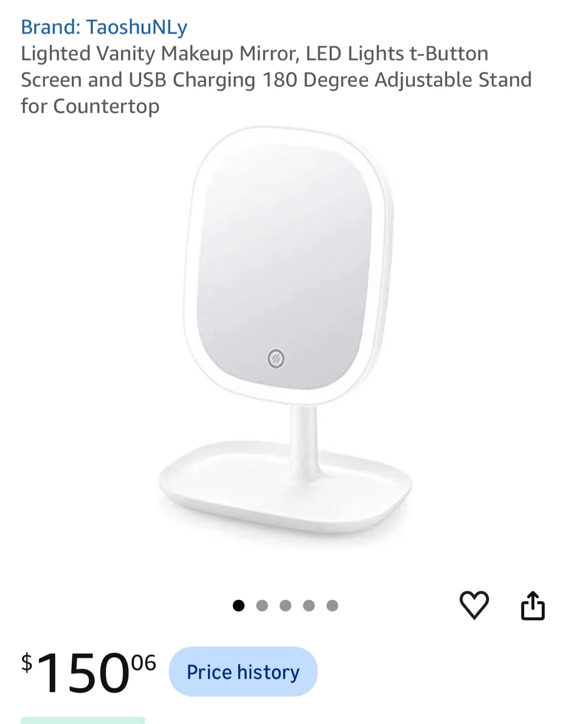 Impressions Vanity Touch LED Makeup Mirror - photo 3