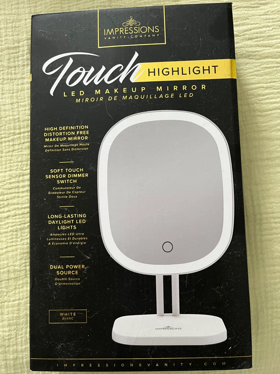 Impressions Vanity Touch LED Makeup Mirror