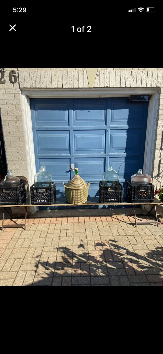 Glass Carboys for Winemaking