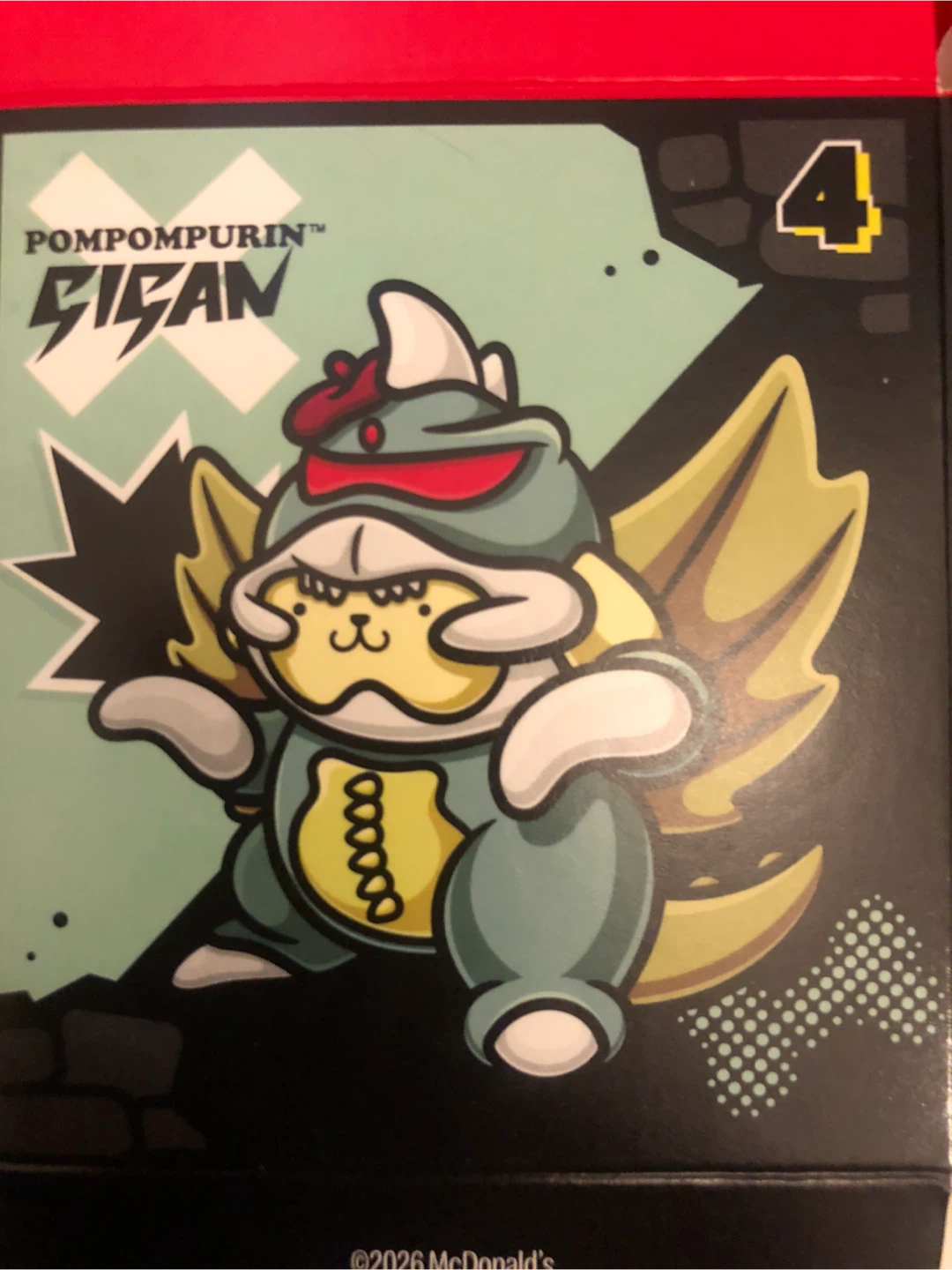 McDonalds Pompompurin Gigan Figure🏈 - photo 3