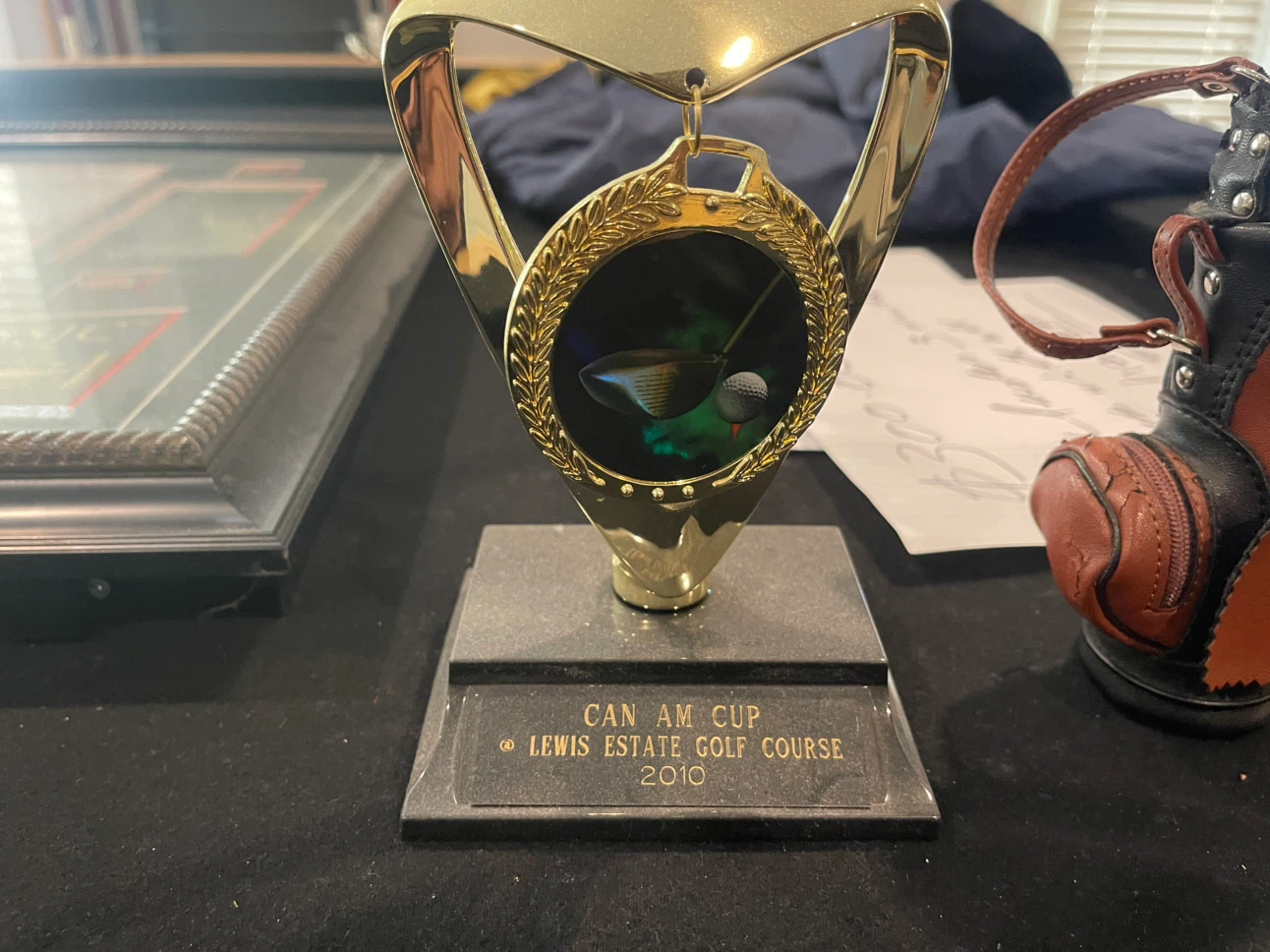 2010 Can Am Cup Lewis Estate Golf Course Trophy - photo 2