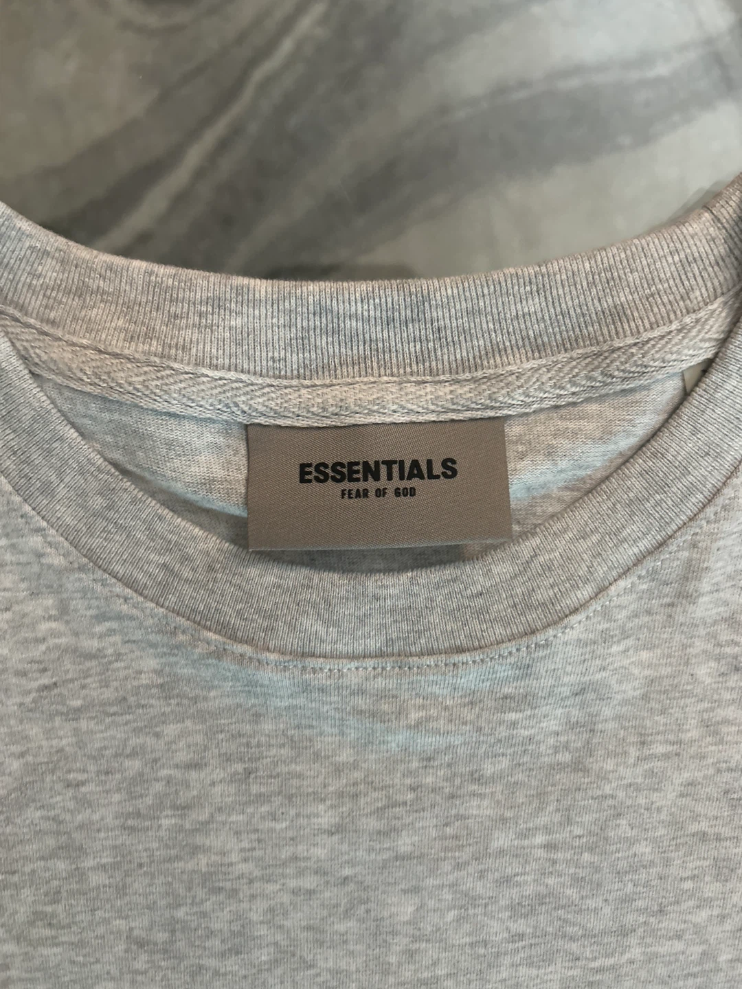 Essentials Fear of God Grey T-Shirt - photo 2